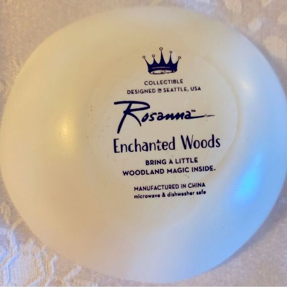 Enchanted Cottage Dipping Bowls Dishes Set of 4 NWT in Box Gorgeous - Picture 3 of 5